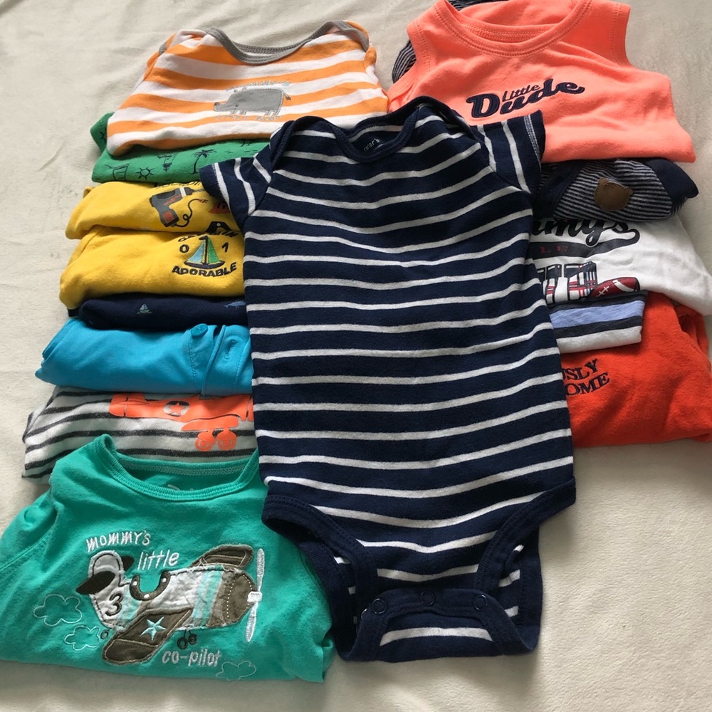 Baby boy tops 9months